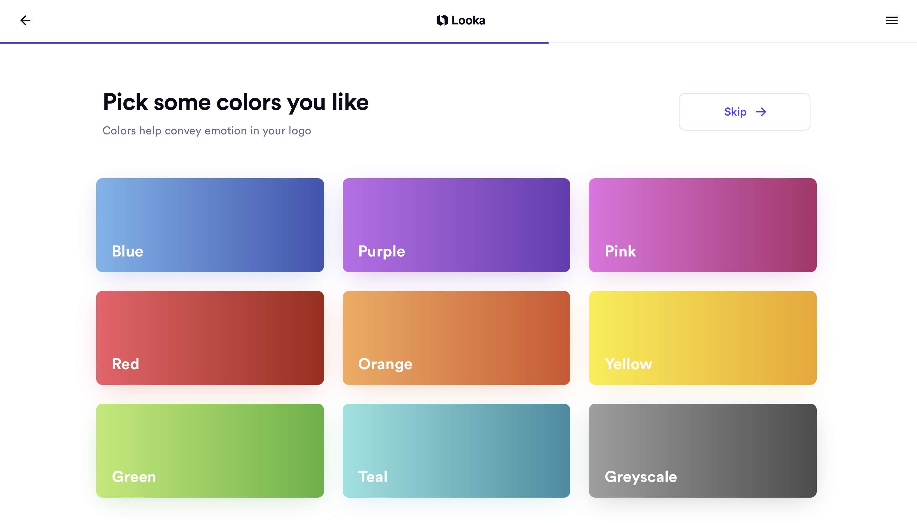 Вибір кольору для лого Лука ші