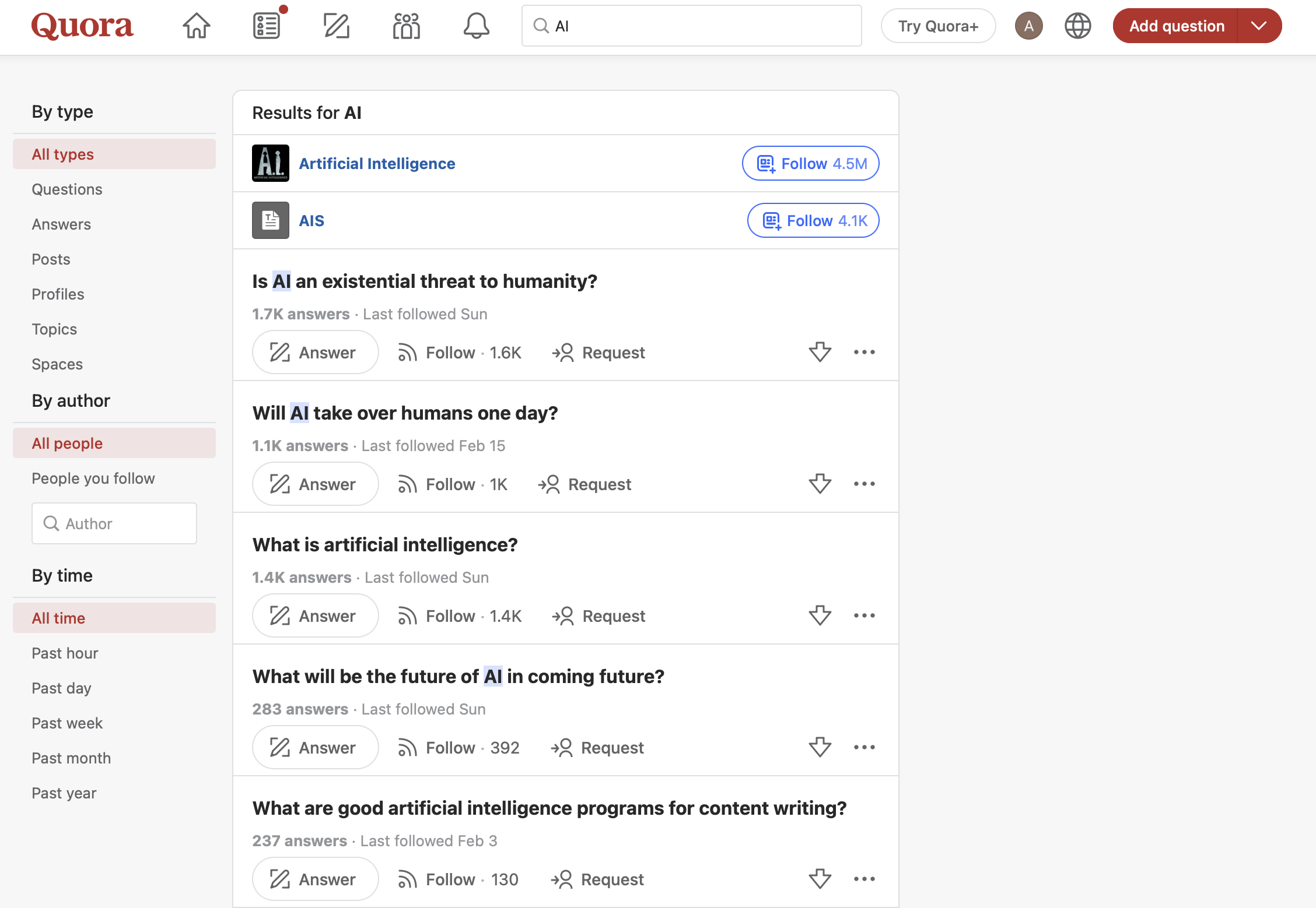 Quora для пошуку ідей